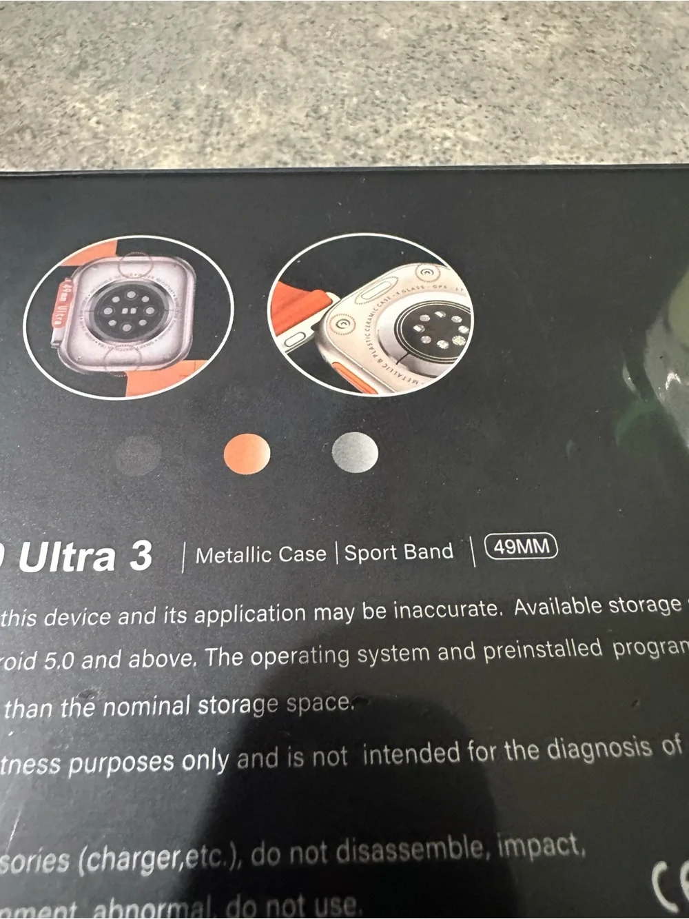C900 Ultra 3 Smartwatch (metallic) - Ultra 3 Compatible with iOS & Android